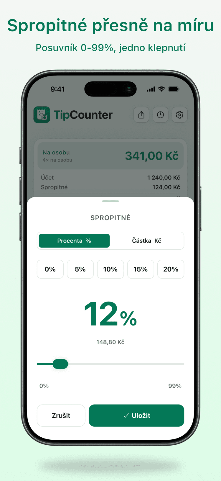 Výběr data narození s chytrými přednastaveními