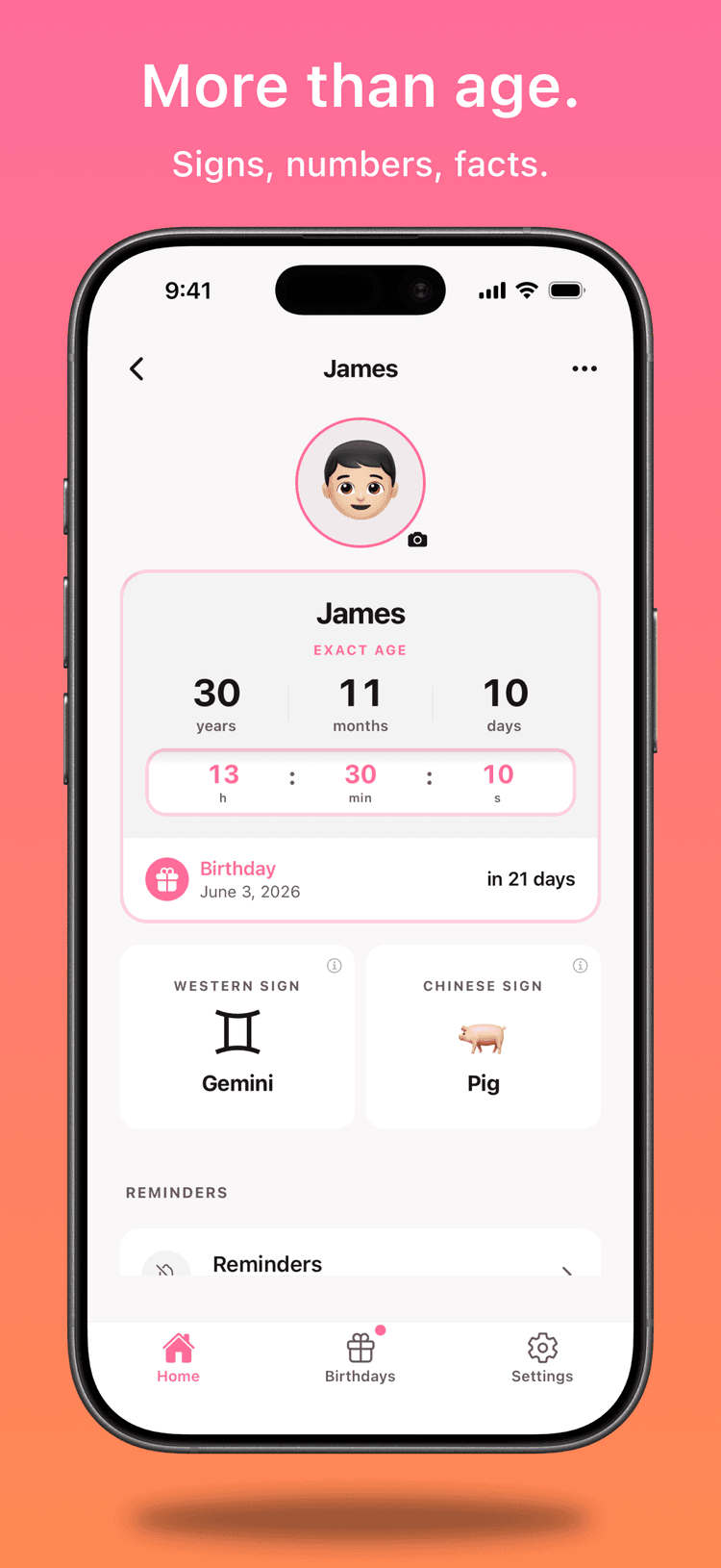 Zodiac, milestones and life in numbers