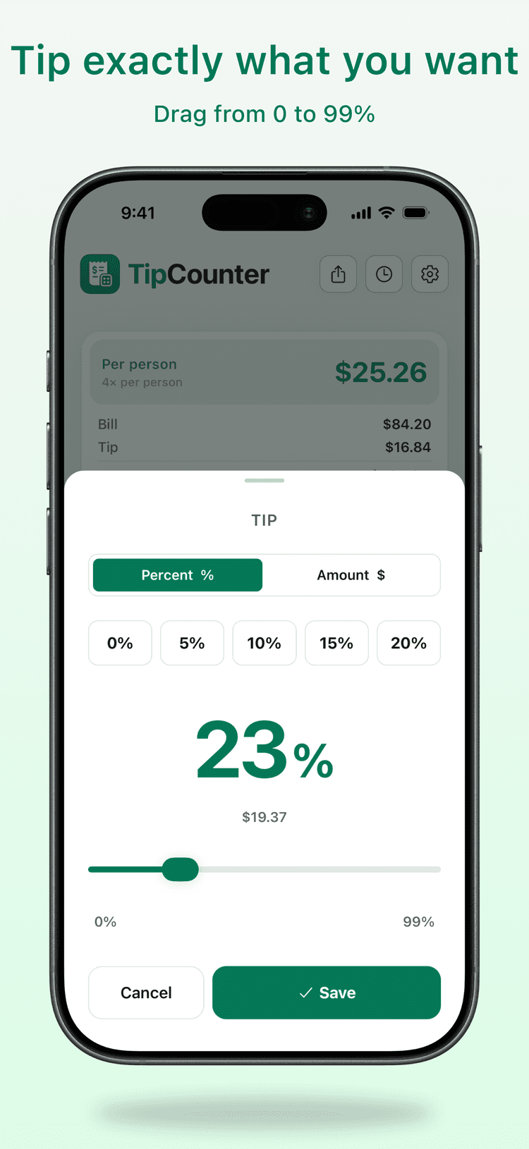 Date of birth picker with smart presets